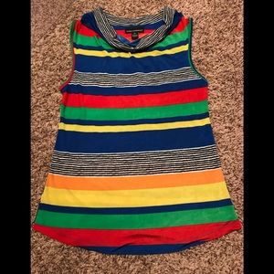 Isabella Rodriguez top.  95 polyester 5 spandex